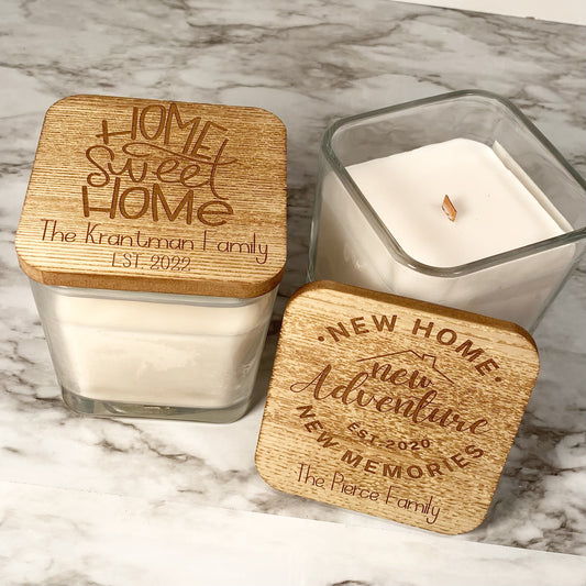 Personalized Candle, Housewarming gift, New home gift,