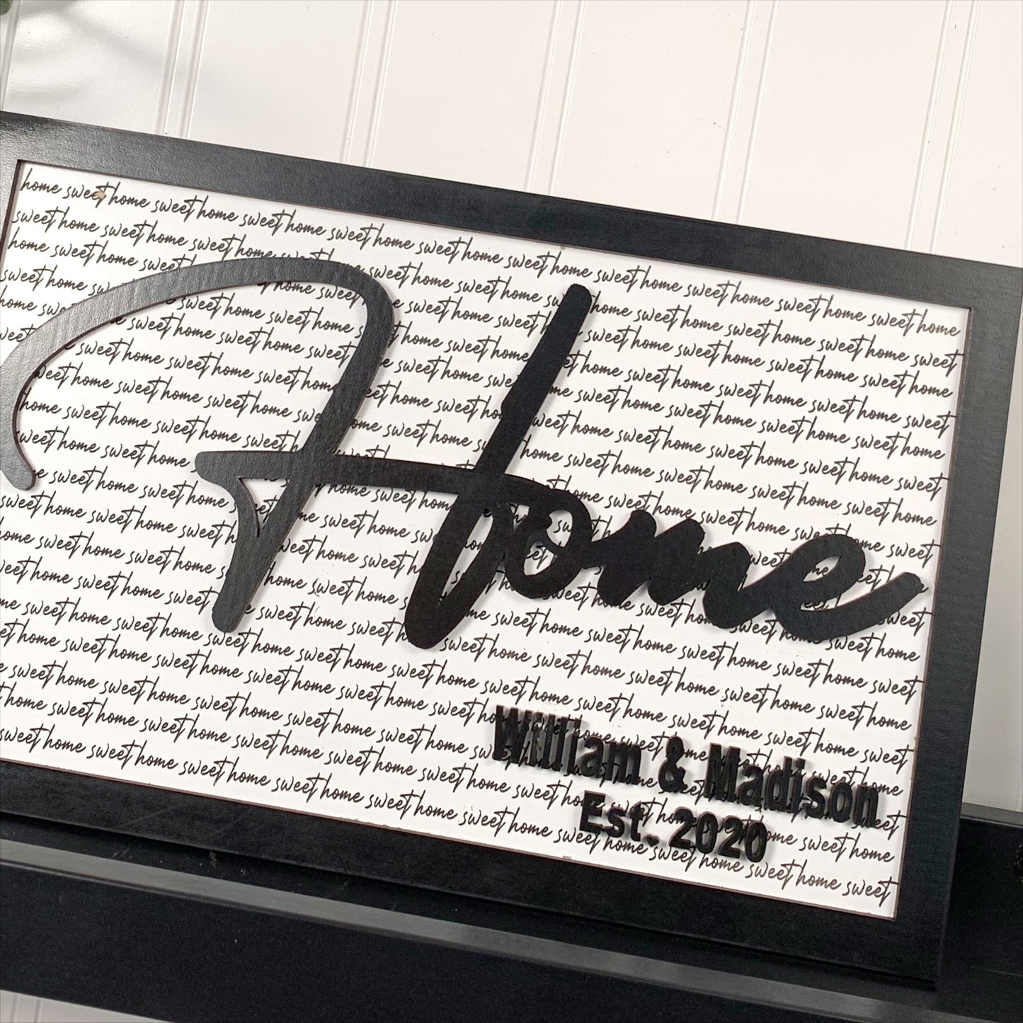 Personalized home sign