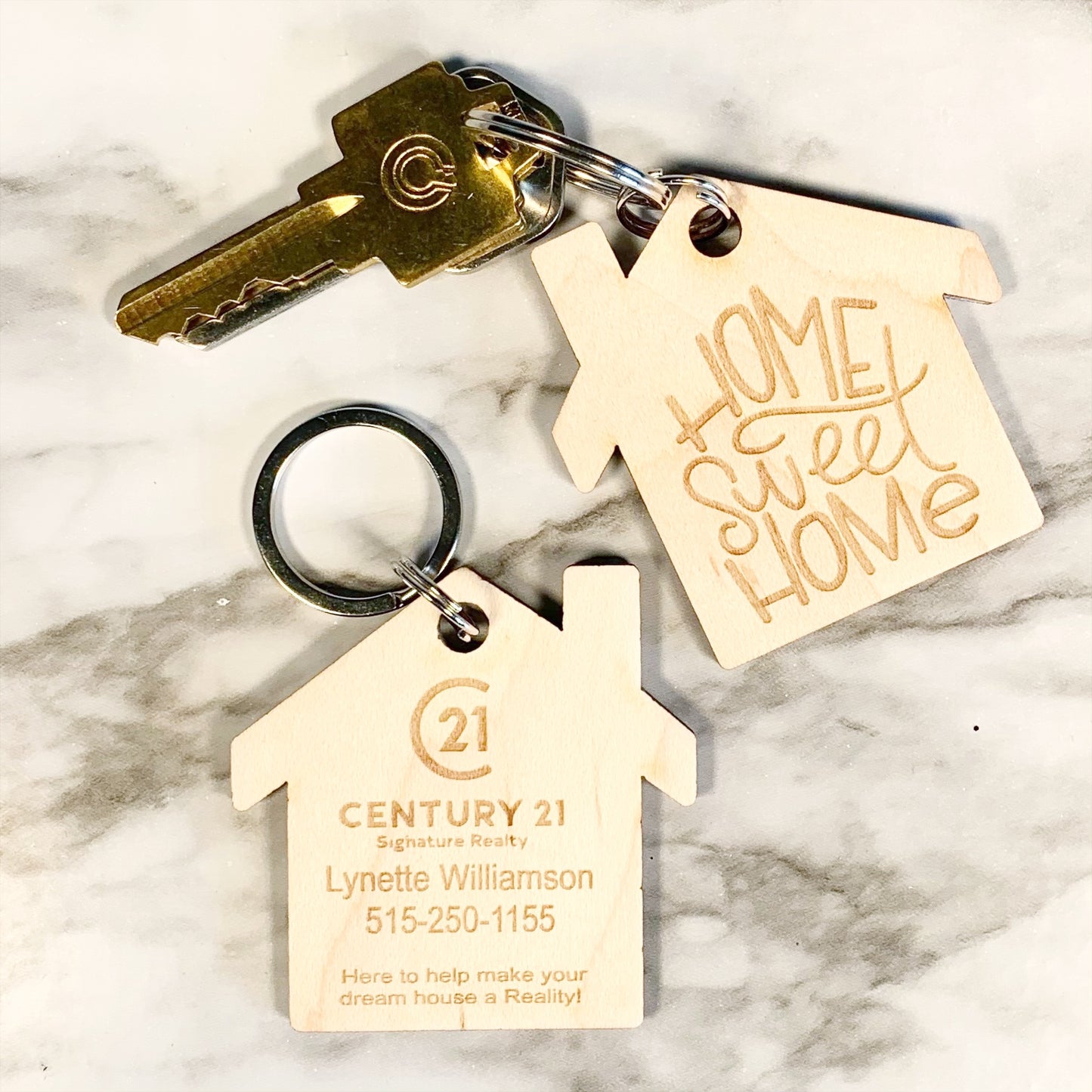 Home Sweet Home | Real Estate Keychain | branded gifts