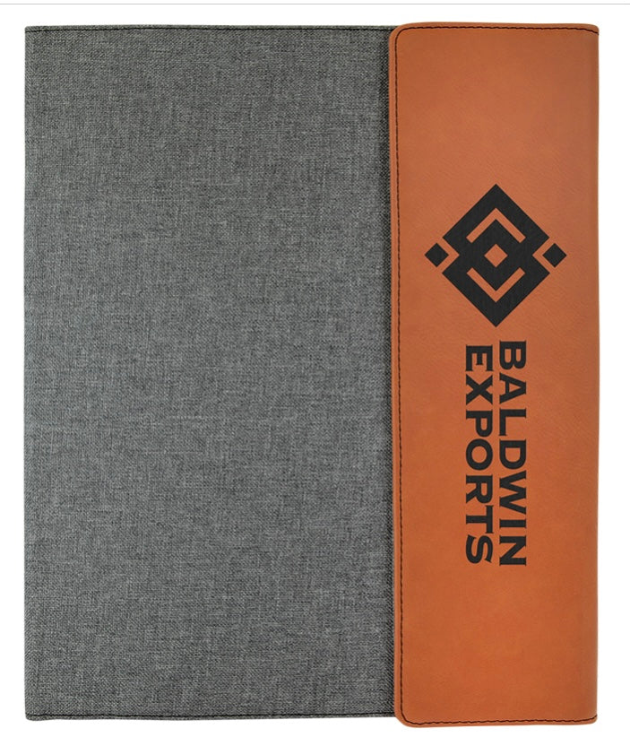 Personalized Leatherette Portfolio