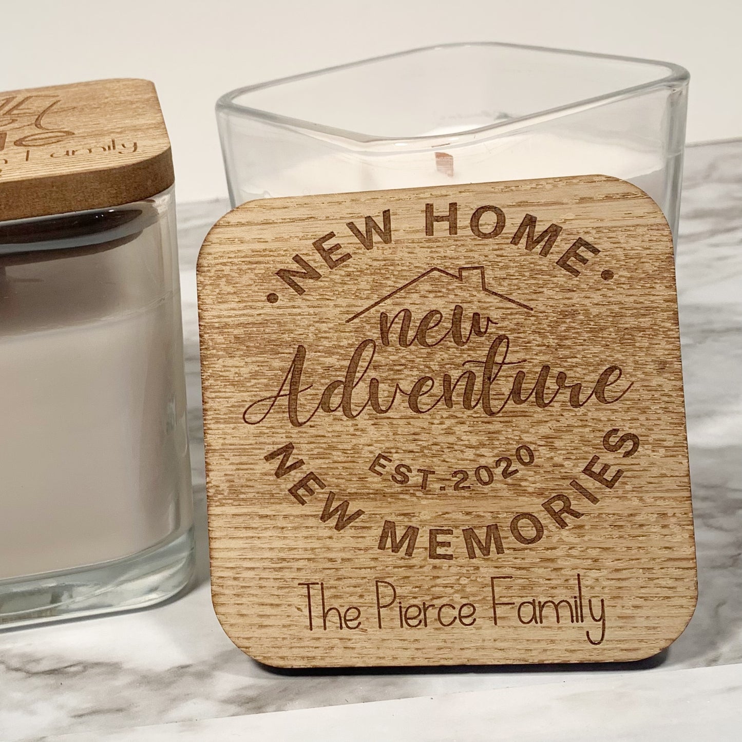 Personalized Candle, Housewarming gift, New home gift,