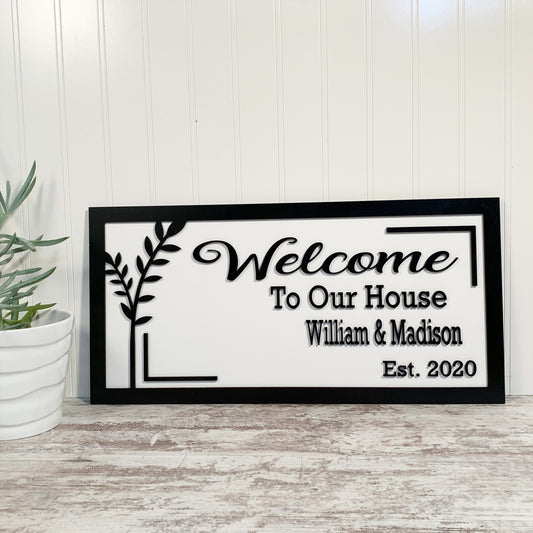 Personalized Home sign / Home  Sweet Home