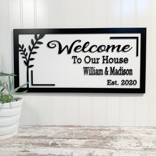 Personalized Home sign / Home  Sweet Home